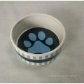 Haonai manufactured pet stoneware crock dog dish dog bowl